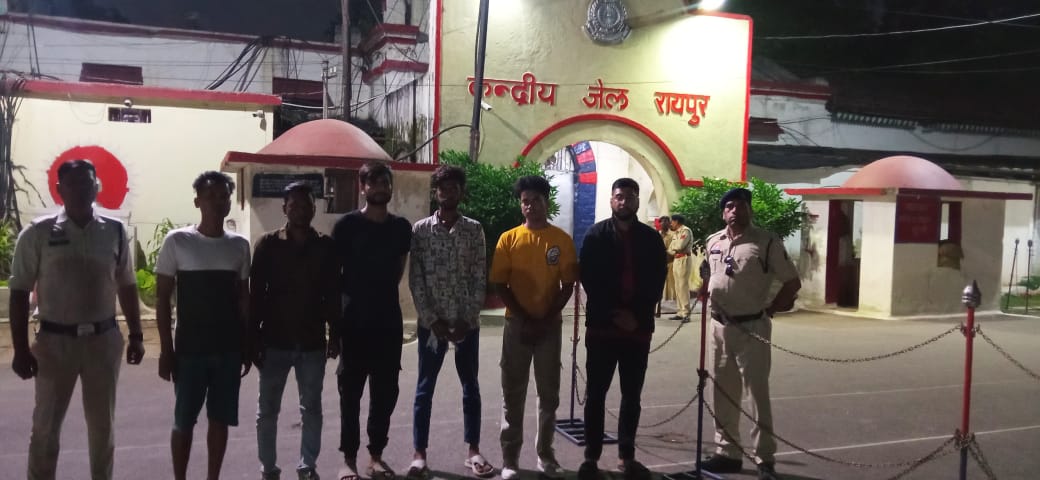 साईंस कॉलेज छात्रावास में घूसकर बलवा करने वाले 06 आरोपी गिरफ्तार