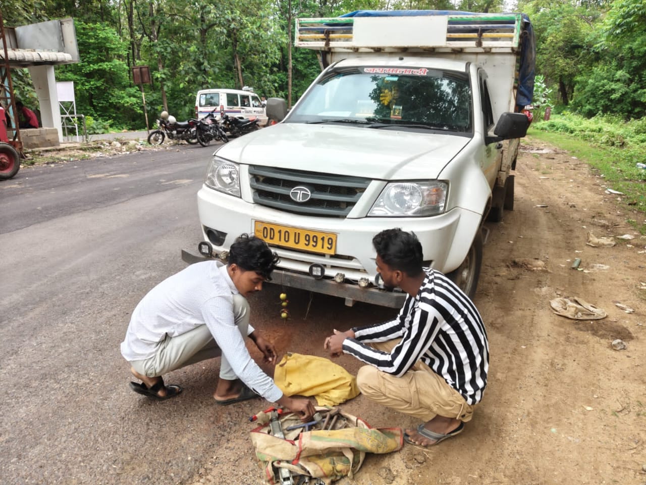 यातायात पुलिस दंतेवाड़ा की मोटर व्हीकल एक्ट के तहत चालानी कार्यवाही