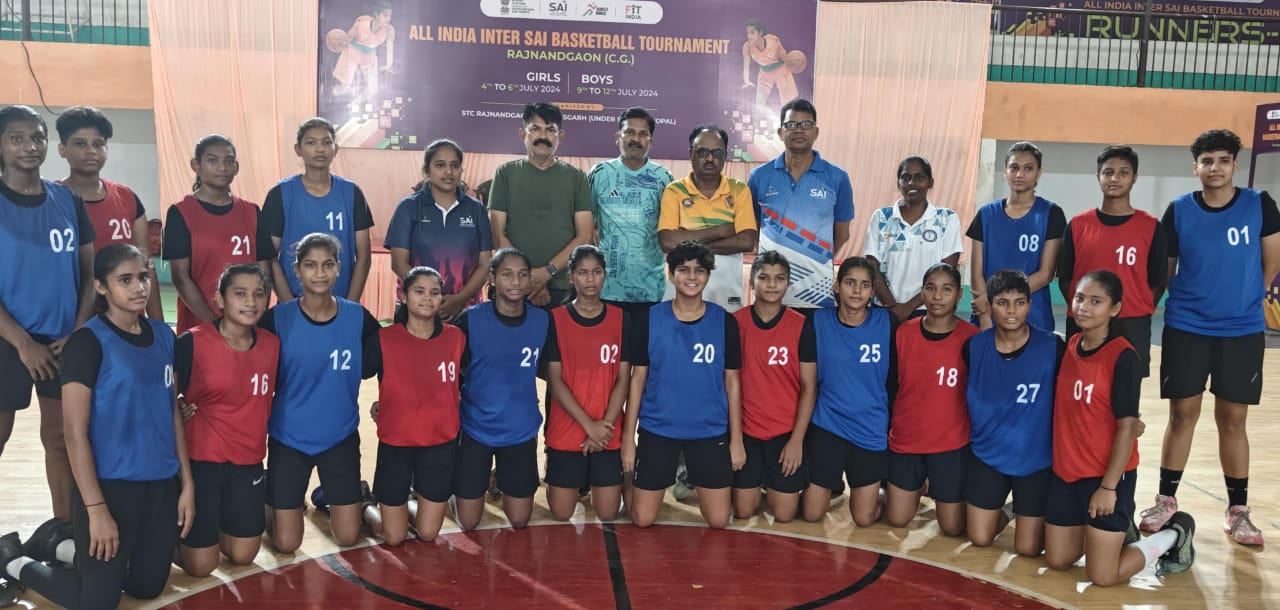 अखिल भारतीय अंतर साई बास्केटबाॅल प्रतियोगिता में साई ट्रेनिंग सेंटर राजनांदगांव एवं डी पी एस खेलों इंडिया बास्केटबाॅल एकेडमी राजनांदगांव की टीमों ने अपने पहले लीग मैच में जीत दर्ज की