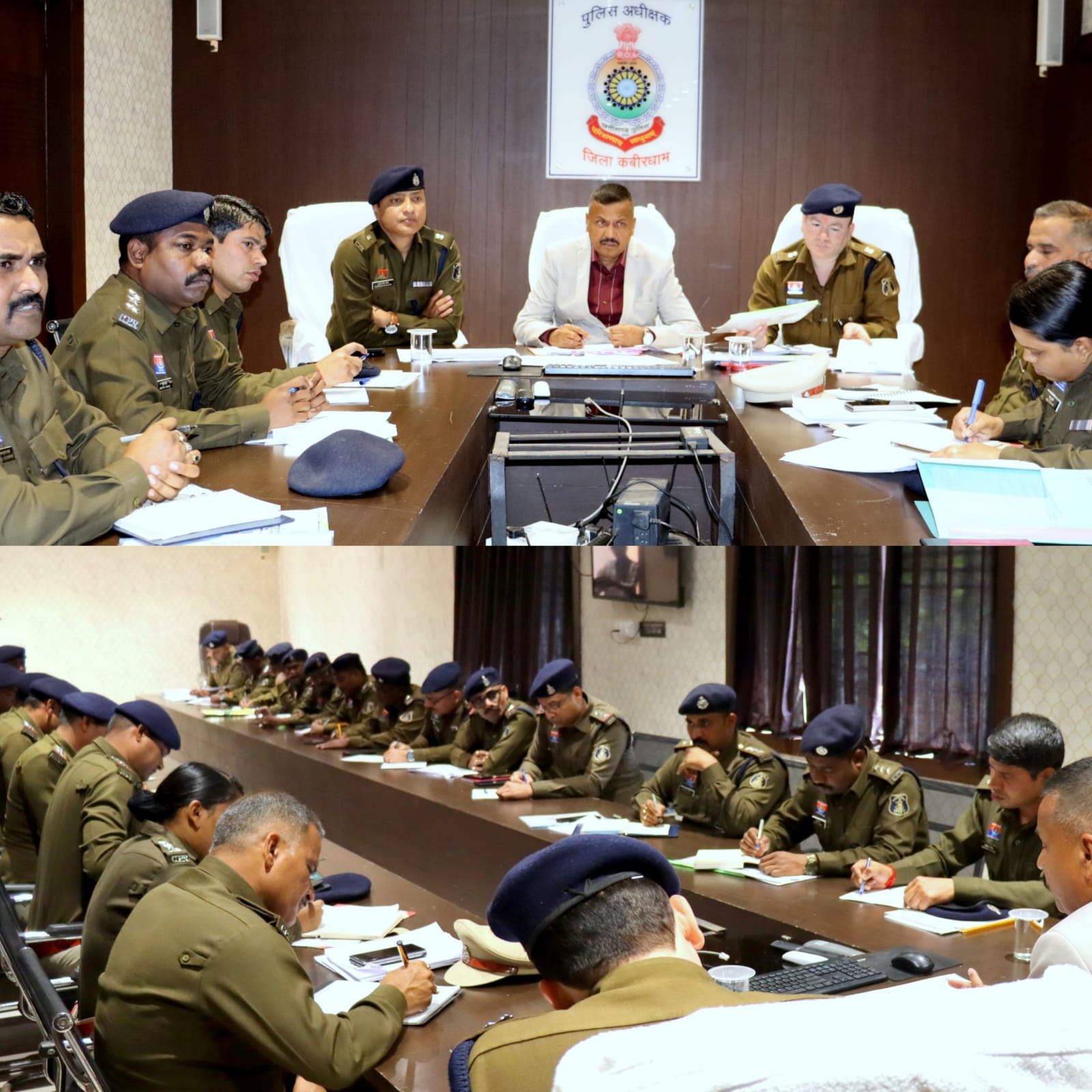 पुलिस अधीक्षक  धर्मेन्द्र सिंह (आईपीएस) ने ली क्राइम मीटिंग, कानून व्यवस्था में निरंतर सुधार एवं अपराध नियंत्रण में उल्लेखनीय उपलब्धि पर अधिकारियों की सराहना