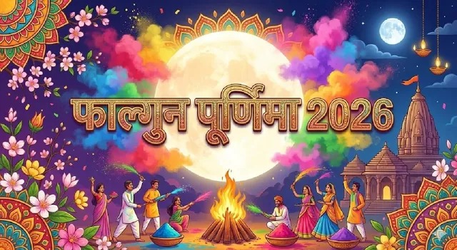 जानिए कब है फाल्गुन पूर्णिमा 2026,जानें सही डेट और शुभ मुहूर्त