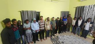 फार्म हाउस में जुआ खेलते 16 जुआरी गिरफ्तार