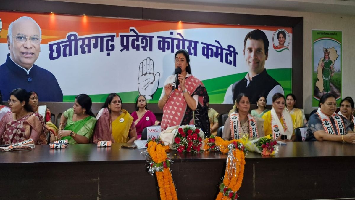 रायपुर में अलका लांबा का भाजपा पर तीखा हमला, बोलीं- "हम गांधी के विचारों वाले हैं, गोडसे को कॉपी नहीं कर सकते"
