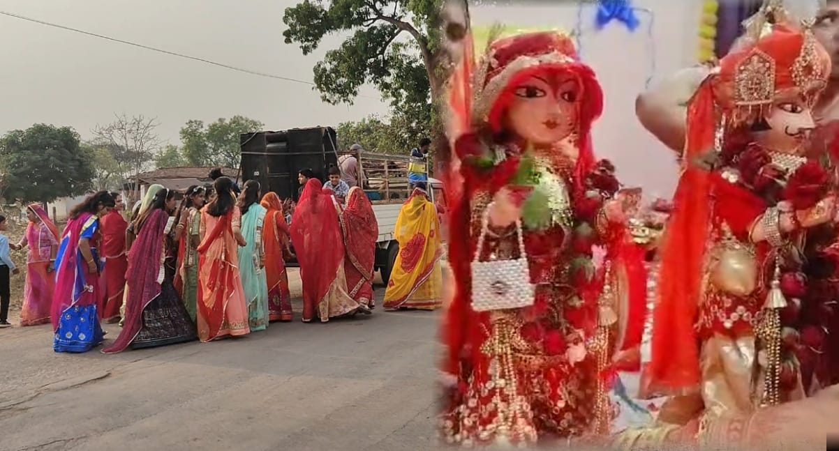 राजस्थानी संस्कृति से हुई गणगौर पूजा व विसर्जन समाज की युवतियों-सुहागिनों में छलका उत्साह