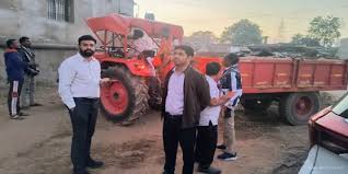 अवैध रेत परिवहन पर कार्रवाई,जांजगीर और चांपा में दो हाईवा व एक ट्रैक्टर जब्त