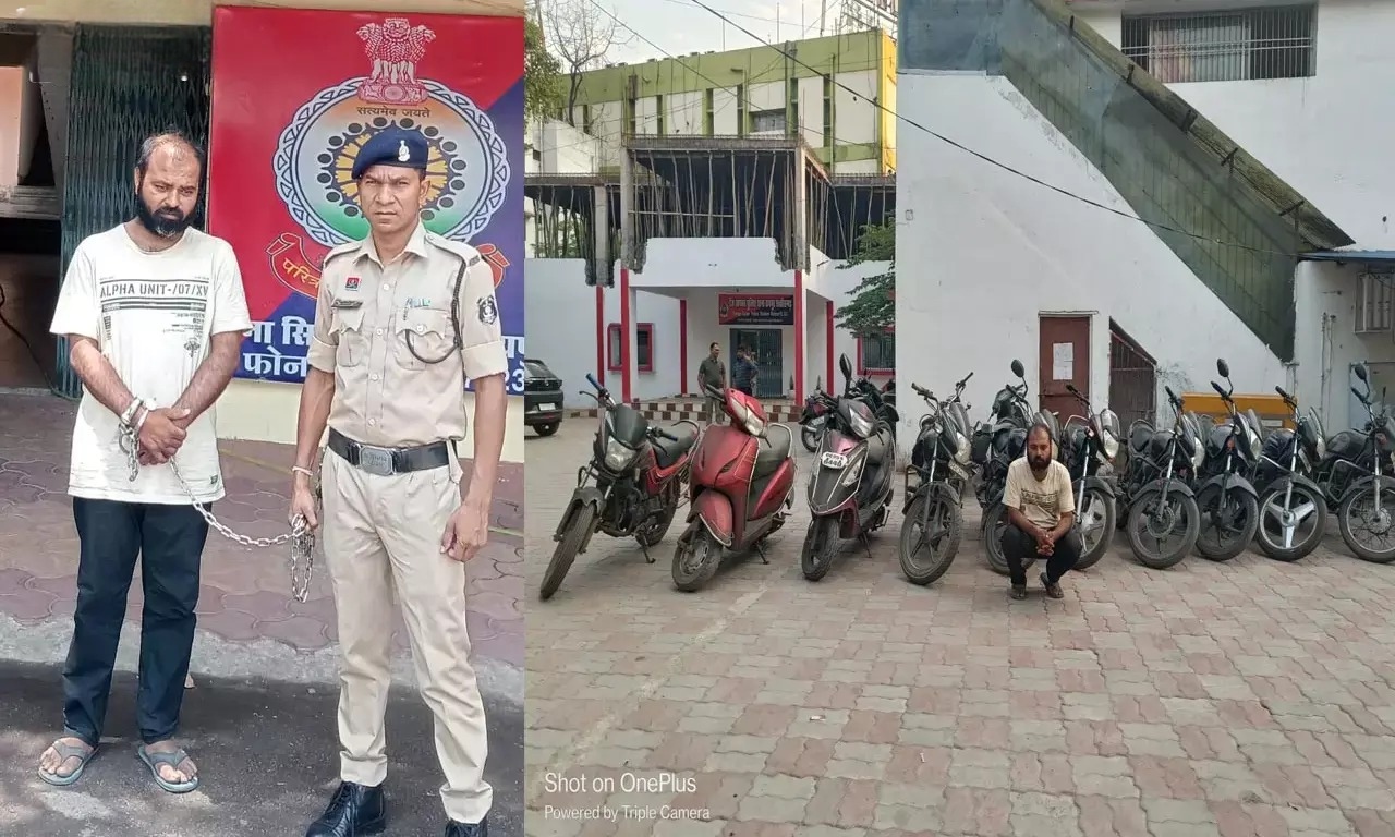 रायपुर में वाहन चोर गिरोह का पर्दाफाश, शातिर आरोपी गिरफ्तार—13 दोपहिया वाहन बरामद