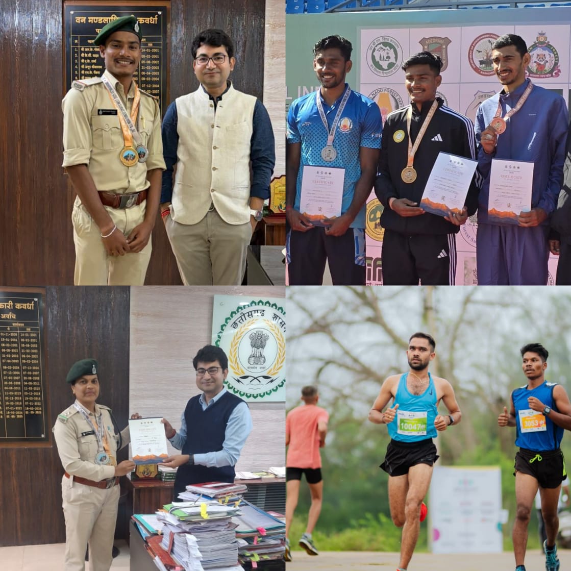 कवर्धा वनमंडल के खिलाड़ियों का 28वीं अखिल भारतीय वन खेलकूद प्रतियोगिता देहरादून (उत्तराखंड ) में उत्कृष्ट प्रदर्शन