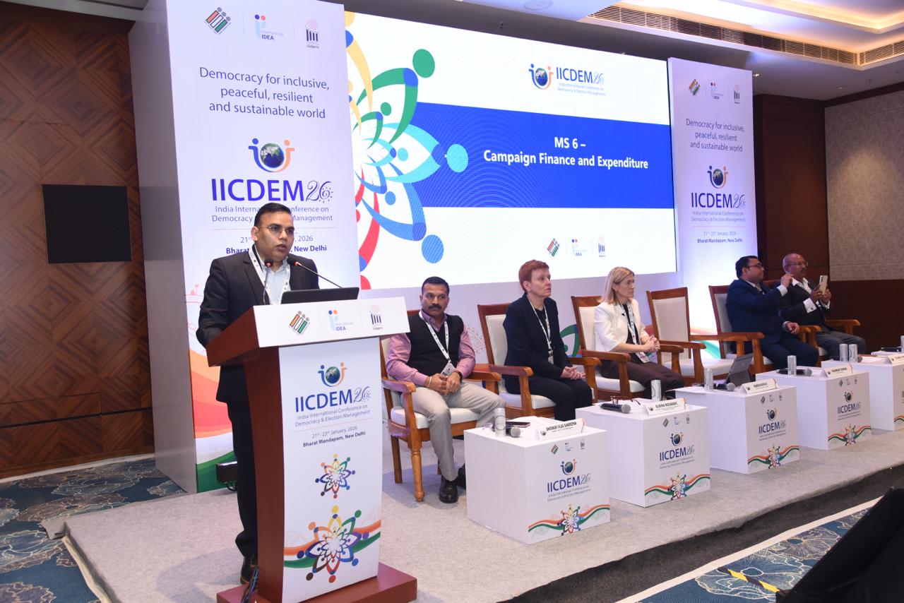  IICDEM–2026 में ECINET डिजिटल प्लेटफॉर्म का शुभारंभ