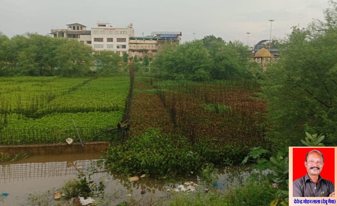 सिवरेज वॉटर ट्रीटमेंट प्लांट को पूर्व पार्षद देबू ने की पूर्ण करने की मांग

