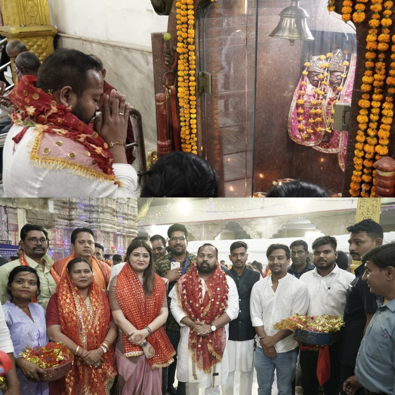 बेमेतरा विधायक दीपेश साहू ने रतनपुर में किए माँ महामाया के दर्शन, प्रदेशवासियों की सुख-समृद्धि की कामना