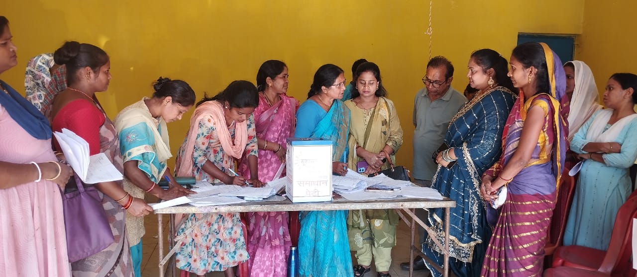 किरन्दुल में सुशासन तिहार के अंतर्गत किया गया शिविर का आयोजन