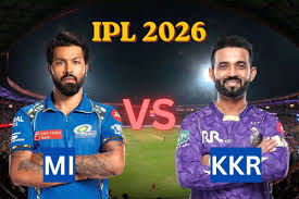 आईपीएल में आज बड़ा मुकाबला: मुंबई vs कोलकाता, जानें कहां देखें लाइव