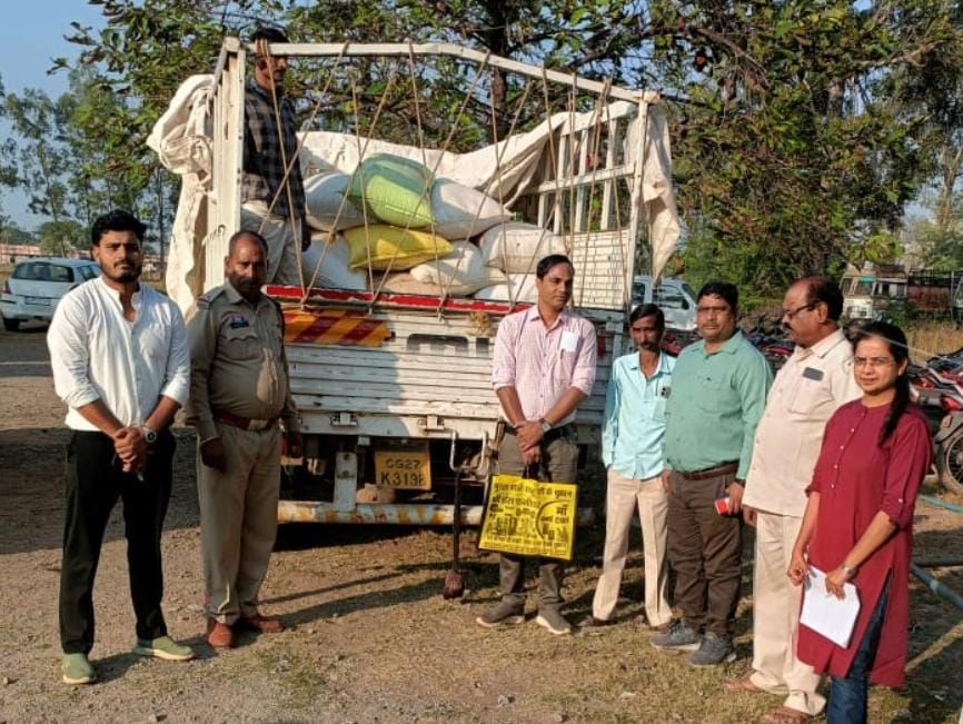 बेमेतरा जिले में 16087 बोरा (6433.80 क्विंटल) अवैध धान जब्त, लगभग 1.46 करोड़ की राशि सुरक्षित