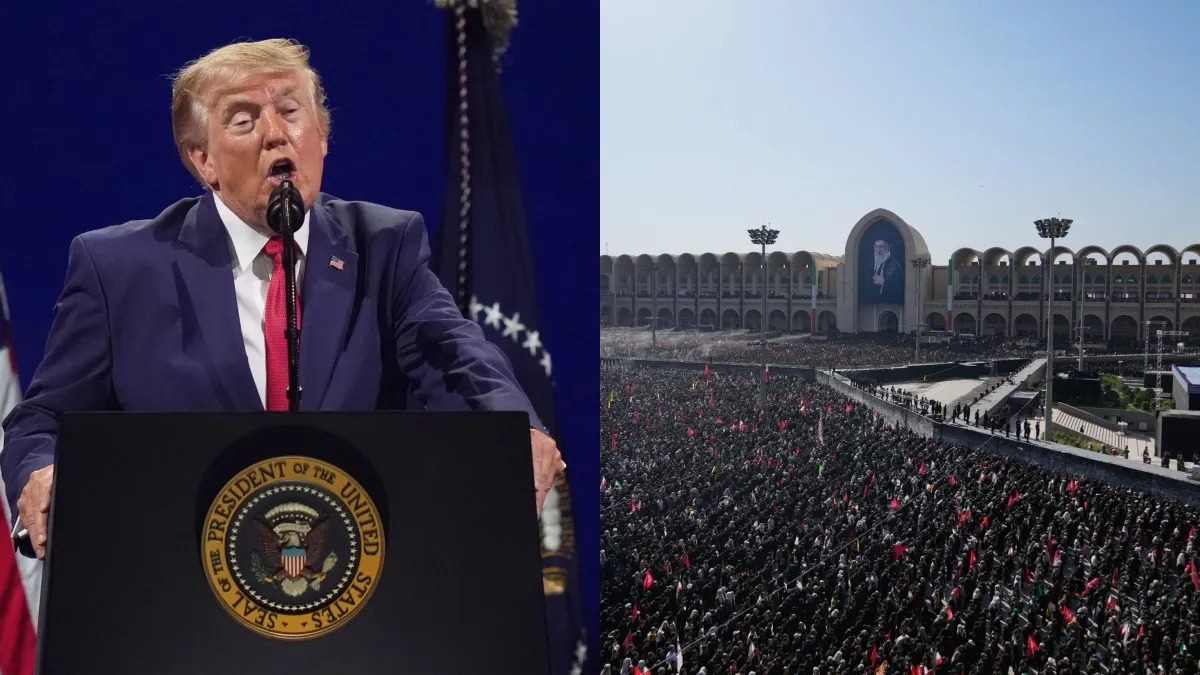 Donald Trump on Iran: खामेनेई के जनाजे पर ट्रंप का बड़ा दावा, बोले- एक शॉट में खत्म कर सकता था पूरा नेतृत्व