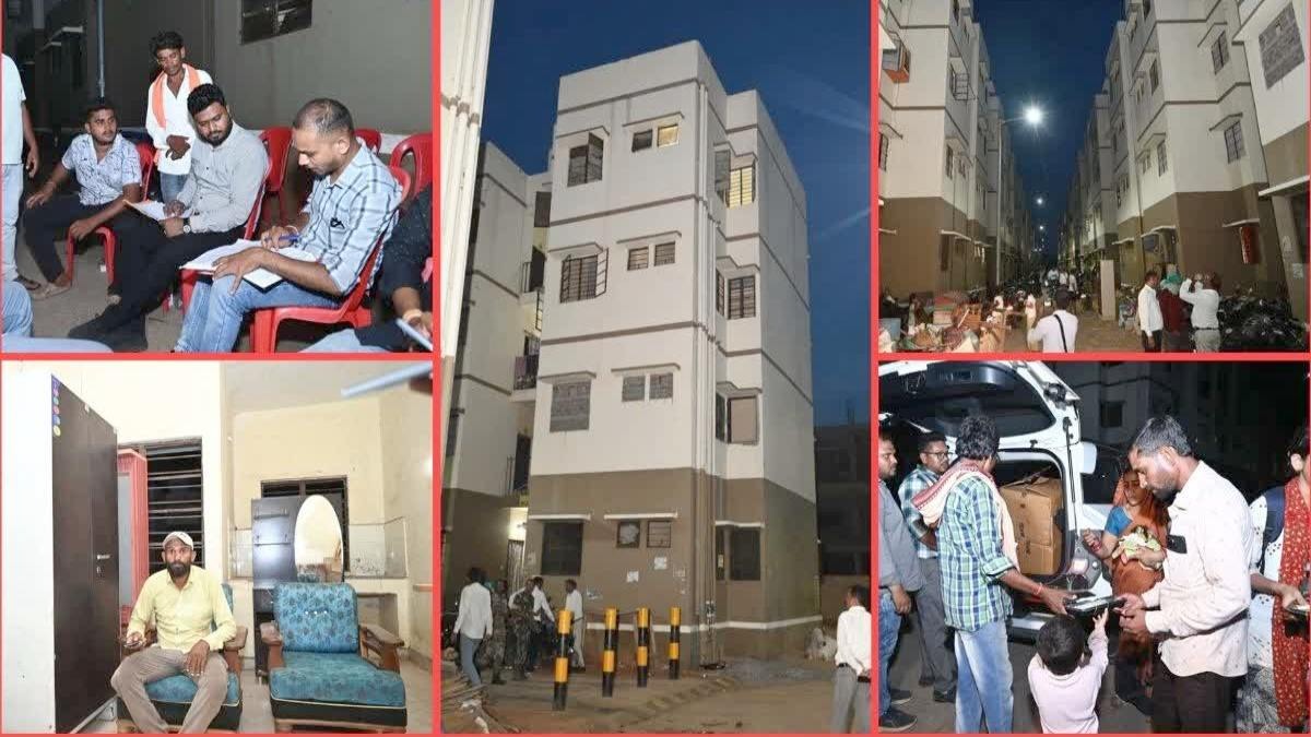 नया रायपुर के नकटी में अतिक्रमण हटाने के बाद 65 परिवारों के पुनर्वास का दावा, सेक्टर-30 में EWS आवास आवंटित
