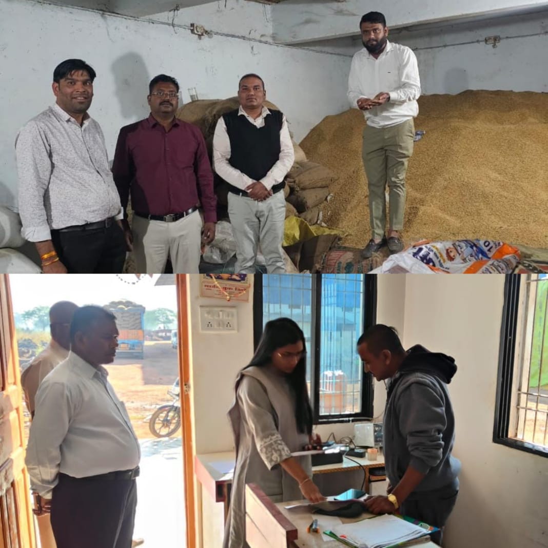 कलेक्टर प्रतिष्ठा ममगाईं के सख्त निर्देशन में अवैध धान खरीदी के विरुद्ध जिलेभर में व्यापक कार्रवाई