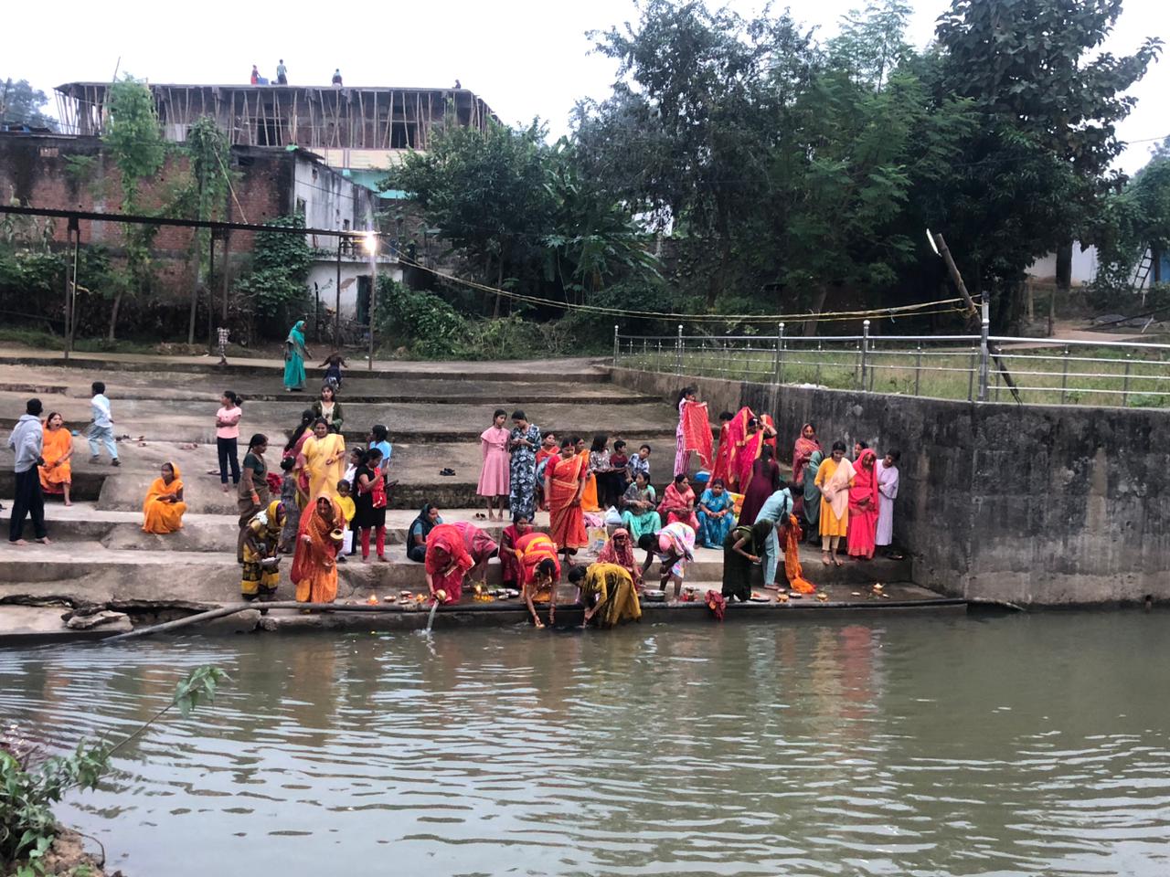 नहाय खाय के साथ हुई  छठ महापर्व का शुभारंभ 