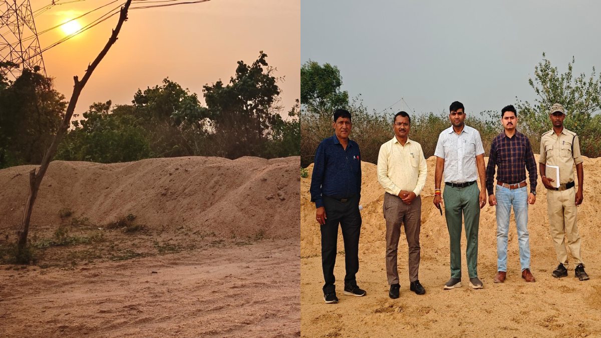  बिलासपुर : अवैध रेत भंडारण के खिलाफ बड़ी कार्रवाई,435 ट्रैक्टर रेत जब्त