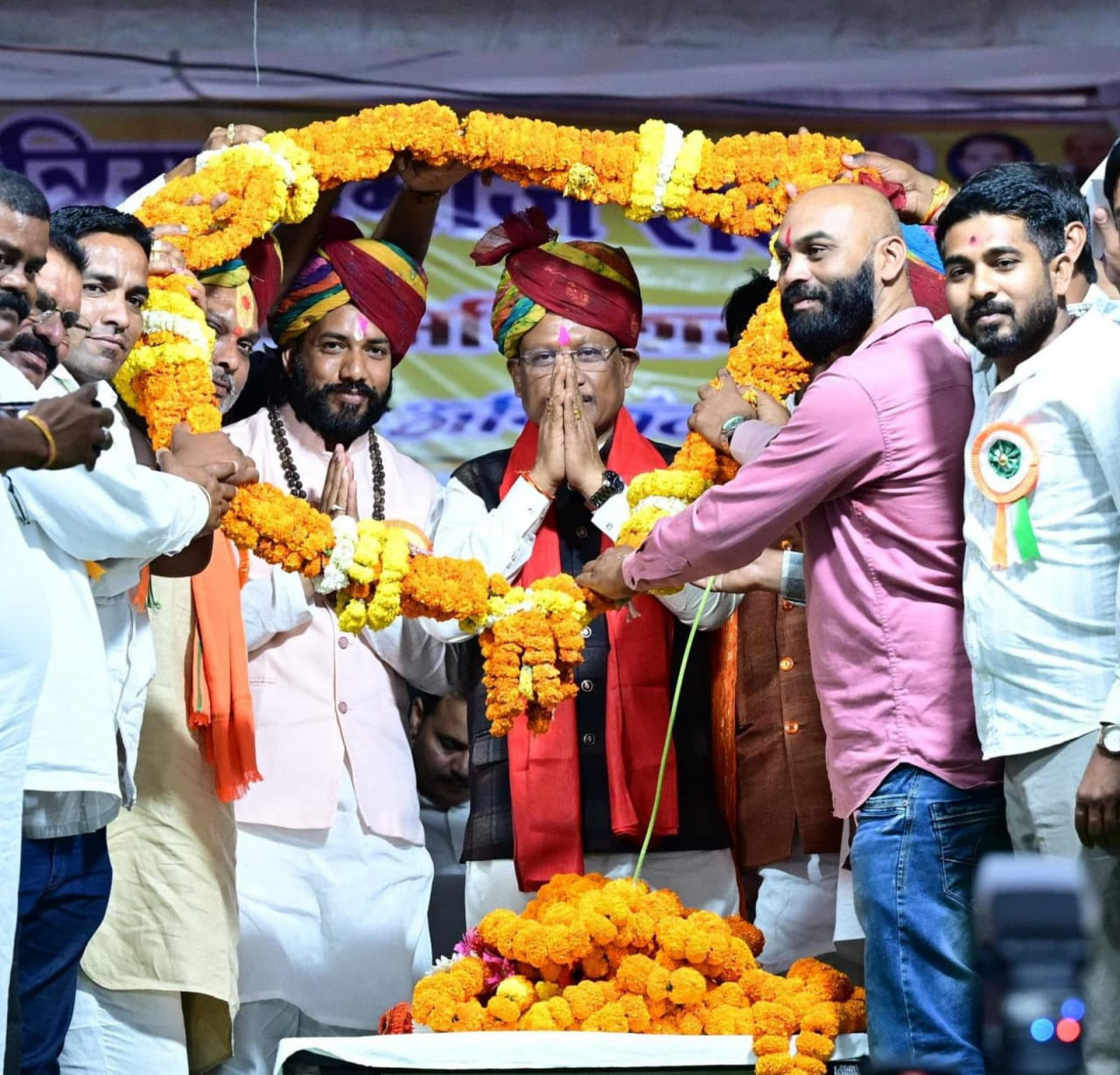  चन्द्रनाहू कुर्मी क्षत्रिय समाज के अधिवेशन में शामिल हुए मुख्यमंत्री विष्णुदेव साय