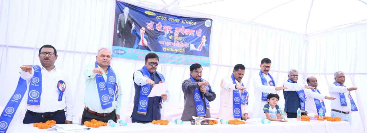  डॉ. भीमराव अंबेडकर जयंती पर नवा रायपुर में अम्बेडकर चौक पर उमड़ा जनसैलाब