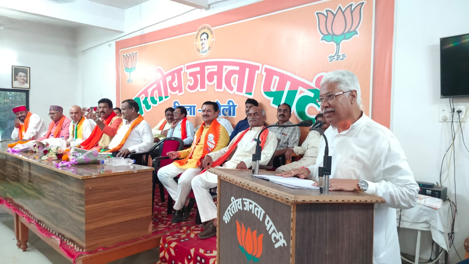 भाजपा किसान मोर्चा के प्रदेश अध्यक्ष आलोक सिंह ठाकुर पहुँचे मुंगेली, हुआ भव्य स्वागत