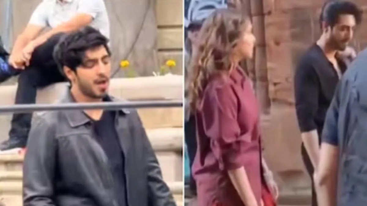  Ahaan Panday New Movie: यूके में शूटिंग के दौरान सेट से लीक हुईं तस्वीरें, को-स्टार संग दिखे अभिनेता