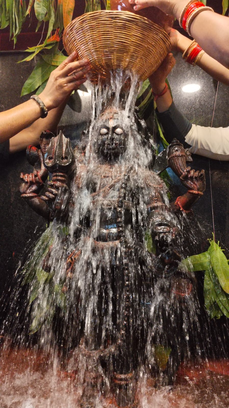 श्री जीण माता मंदिर में आषाढ़ अमावस्या के शुभ अवसर पर किया गया अभिषेक 