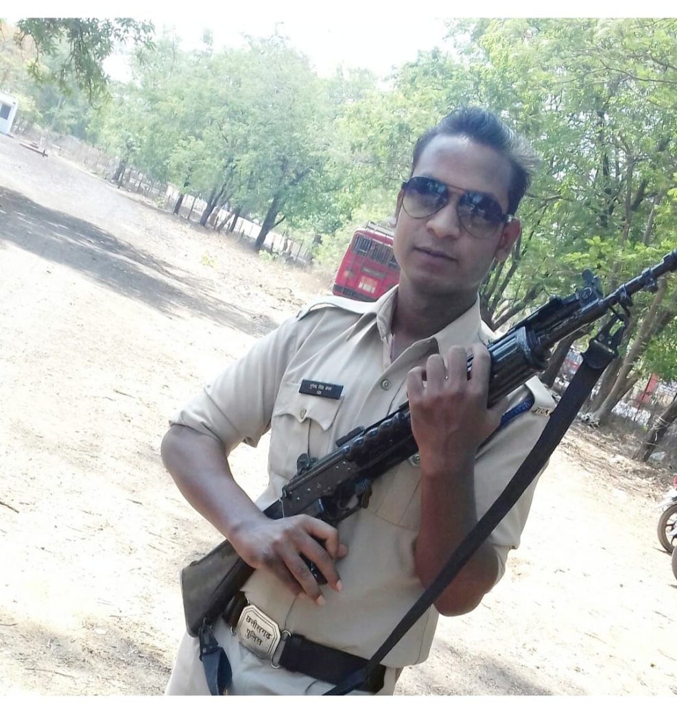 कोरबा में आरक्षक की सड़क हादसे में मौत