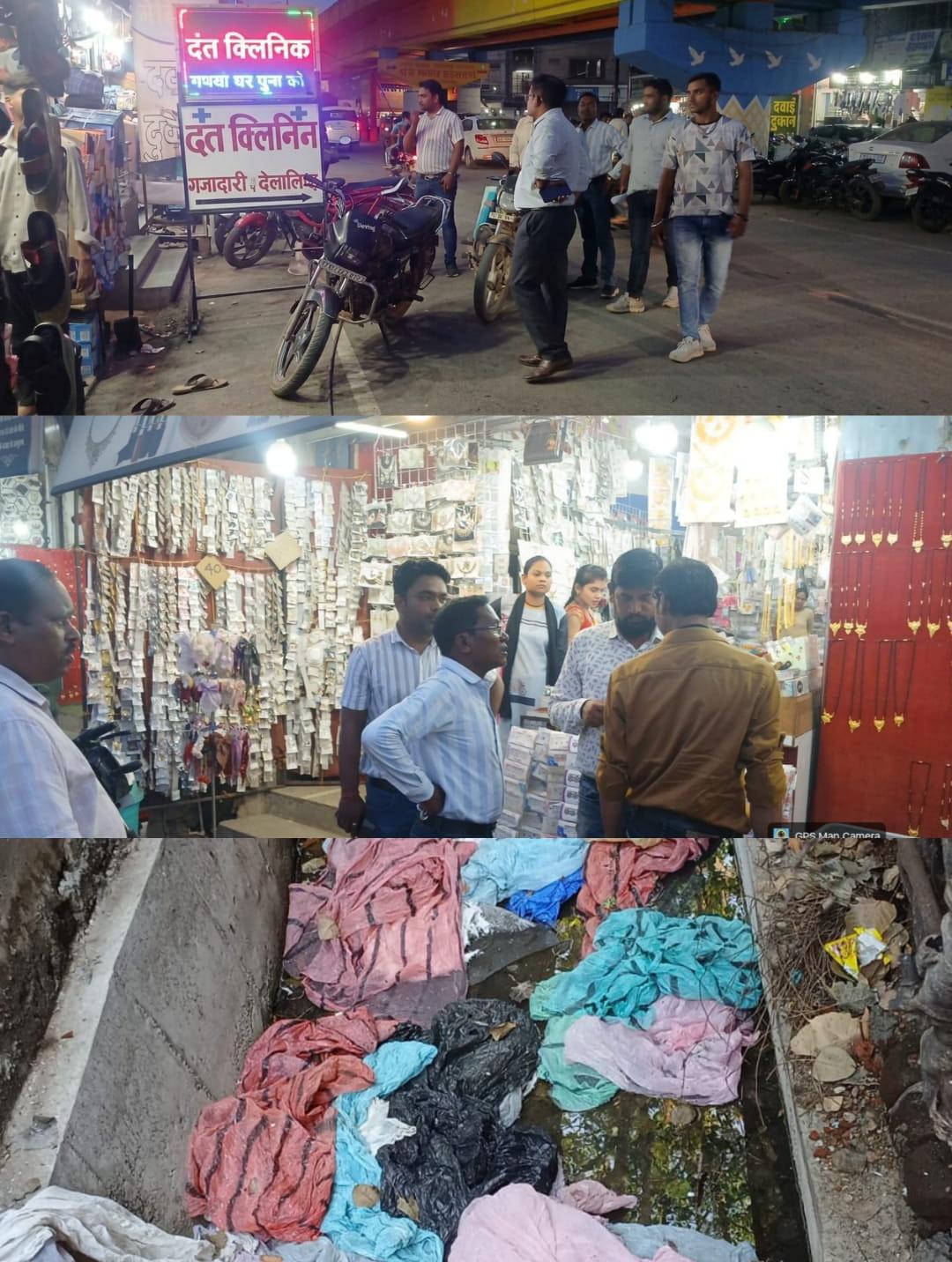 रायगढ़ में निगम का बड़ा एक्शन! संजय मार्केट के 20 दुकानदारों पर कार्रवाई, ₹22,500 का जुर्माना