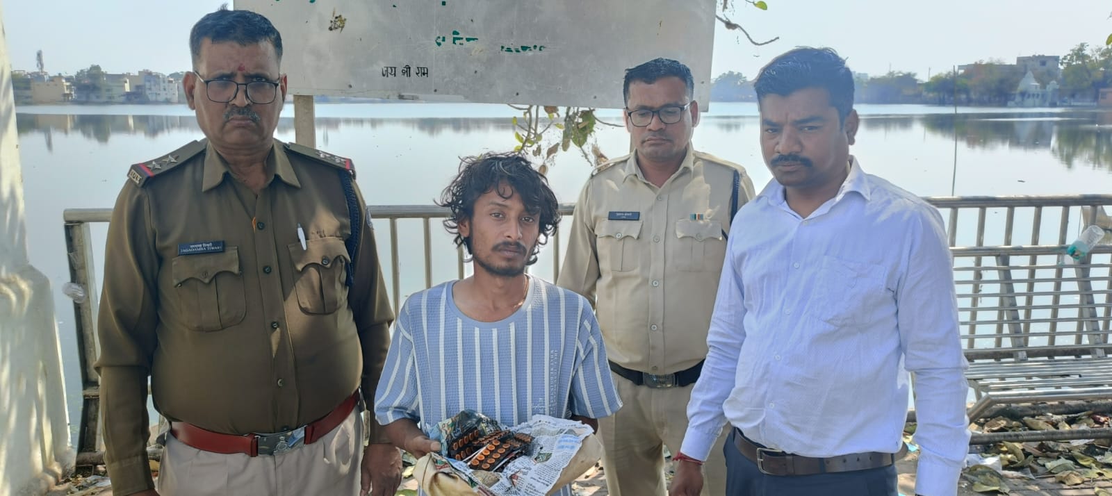 नशीली टेबलेट के साथ आरोपी विवेक प्रधान उर्फ़ नंदू गिरफ्तार 
