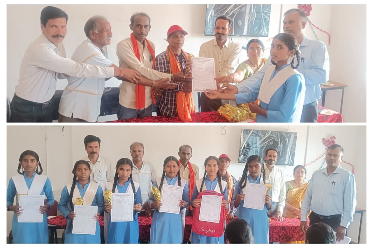 हाई स्कूल नहरगांव में वार्षिक परीक्षा परिणाम घोषित लड़कियों ने मारी बाजी,राजेंद्र राजपूत ने दी बधाई एवं शुभकामनाएं 