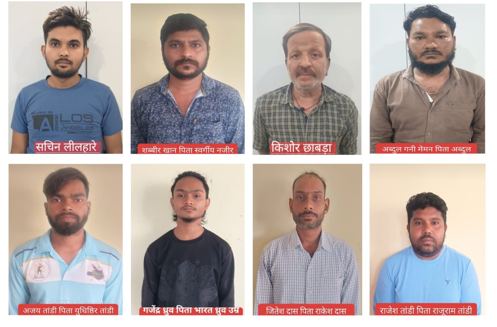 ऑपरेशन साइबर शील्ड के अंतर्गत कार्यवाही : म्यूल बैंक अकाउंट धारक/संवर्धक 8 आरोपी गिरफ्तार 