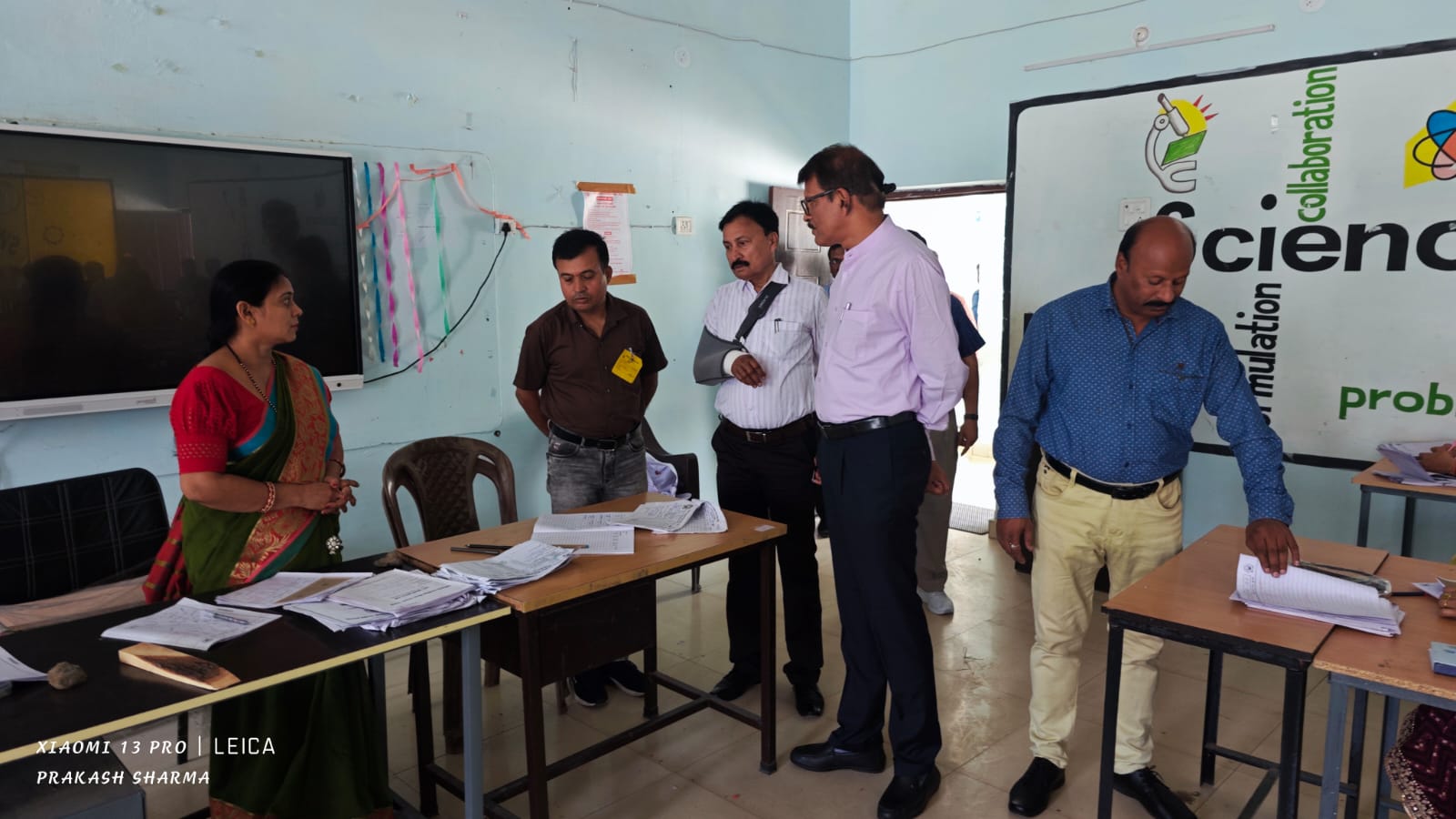 संयुक्त संचालक हेमंत उपाध्याय ने बोर्ड मूल्यांकन केंद्र का किया आकस्मिक निरीक्षण