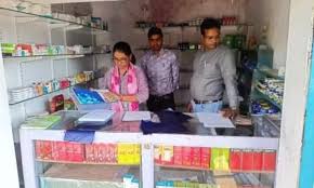 बेमेतरा जिले में बिना लाइसेंस दवा रखने पर छापा, औषधियां जब्त