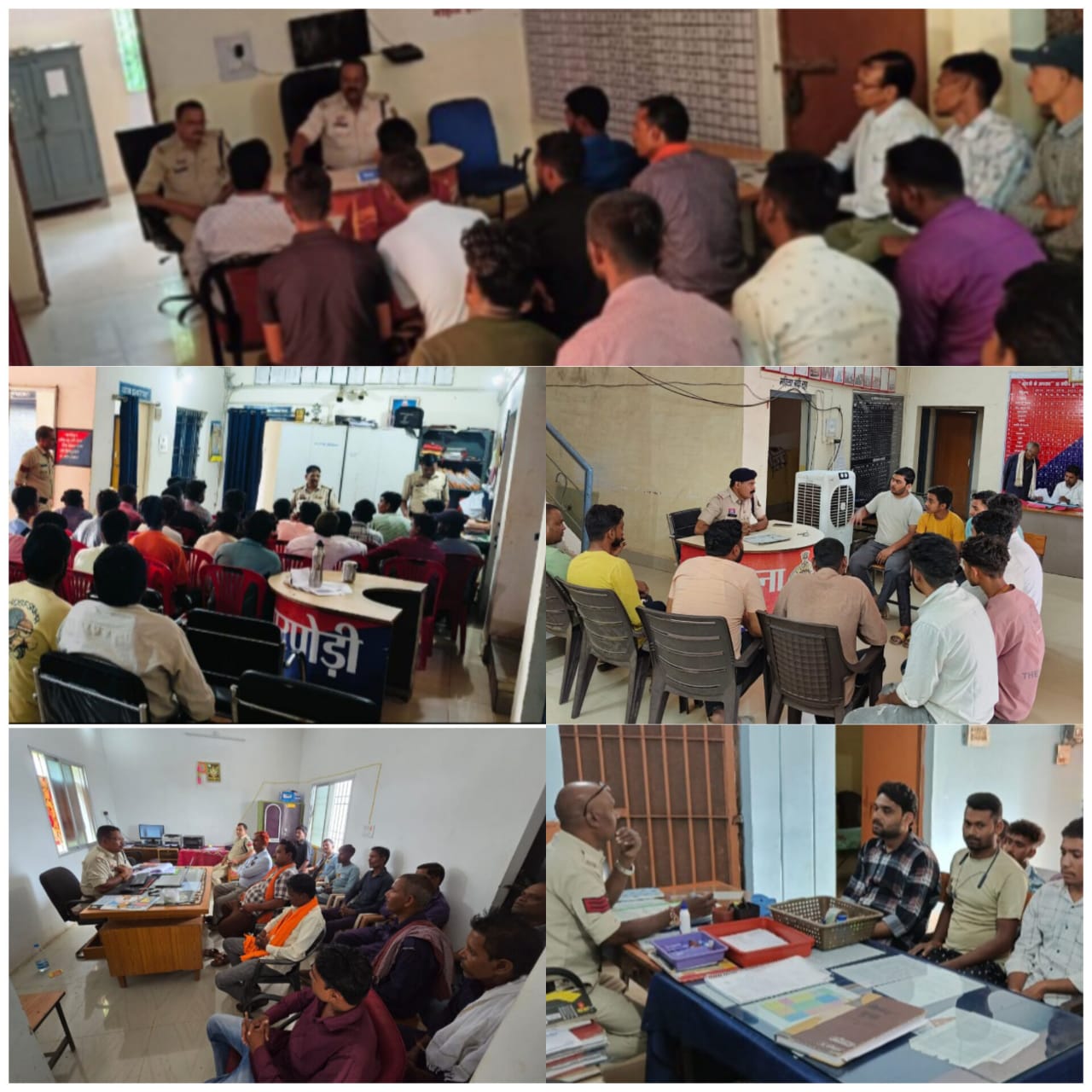 जिले के थाना/चौकी में गणेश उत्सव समितियों के सदस्यों की शांति समिति की मीटिंग लेकर सौहार्द एवं शांति पूर्ण भगवान श्री गणेश उत्सव के पावन पर्व को मनाने हेतु की गई अपील