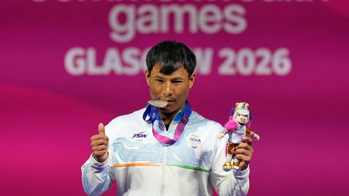 ग्लासगो में भारत का जलवा! ऋषिकांत सिंह ने वेटलिफ्टिंग में जीता सिल्वर, 121KG स्नैच उठाकर बनाया नया रिकॉर्ड