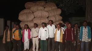 ओडिशा से छत्तीसगढ़ ले जाया जा रहा 110 बोरा तेंदूपत्ता जब्त,चालक फरार