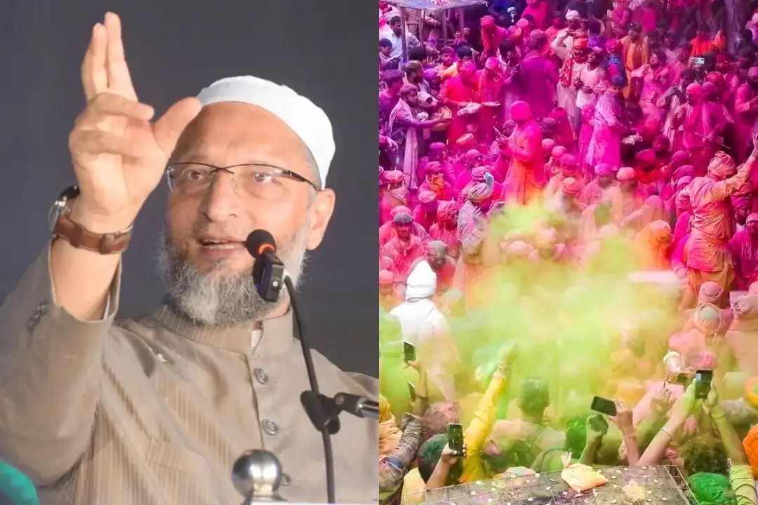 एक देश में त्योहार पर दो रुख:असदुद्दीन ओवैसी के गढ़ हैदराबाद में Holi 2025 पर प्रशासन का पहरा