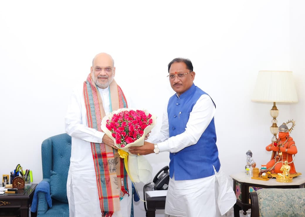 बस्तर में बदल रही तस्वीर: CM विष्णुदेव साय ने अमित शाह को बताई विकास की नई कहानी