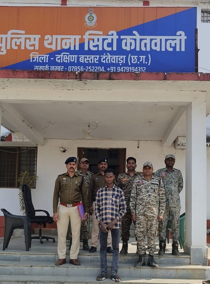 जादू टोना बड्डे करने की शक में चाचा की हत्या, फरार आरोपी दंतेवाड़ा पुलिस के गिरफ्त में