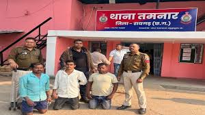 तमनार हिंसा : महिला पुलिसकर्मी से मारपीट, पांच गिरफ्तार, दो फरार
