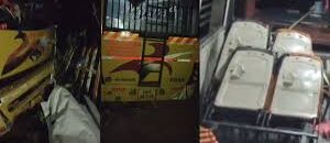 महामाया मंदिर जा रही दुर्गा बस हादसे का शिकार, 54 जोड़े थे सवार.. सभी घायल 