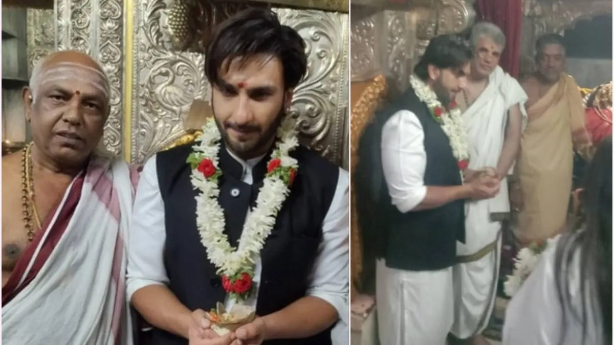 डॉन 3 विवाद के बीच चामुंडेश्वरी मंदिर पहुंचे रणवीर सिंह, मां के चरणों में टेका माथा
