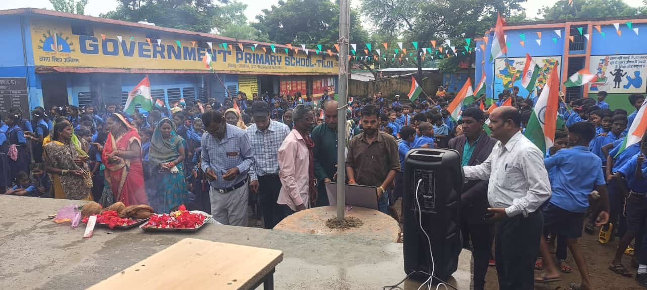 78वां स्वतंत्रता दिवस हर्षित भाव से जिले वासियों ने मनाया,तिल्दा सहित डोंगरा में भी मनाए गए