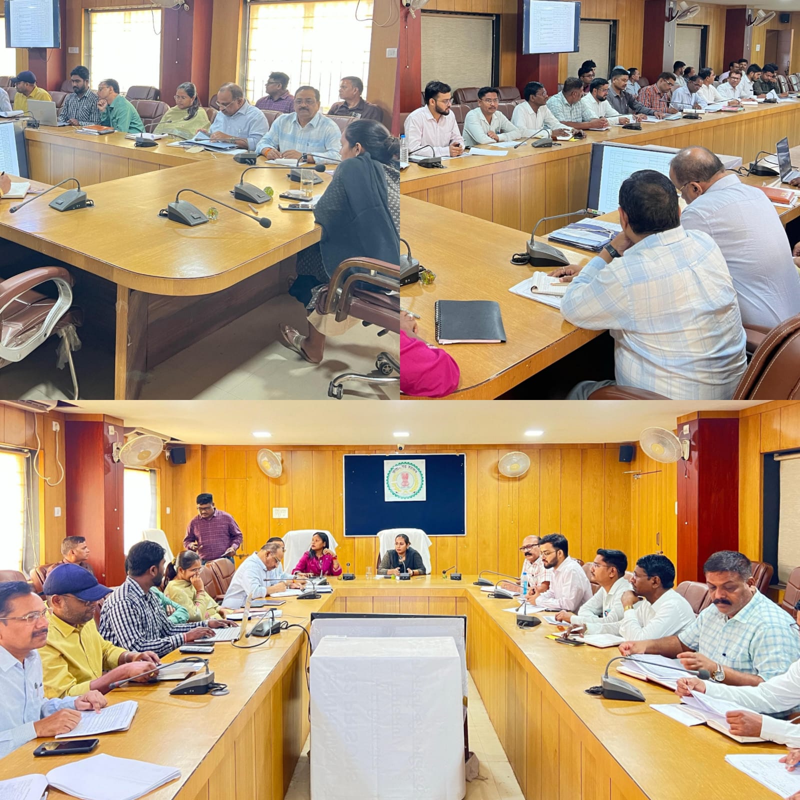 कलेक्टर ने ली निर्माण एजेंसियों की समीक्षा बैठक, समय-सीमा में कार्य पूर्ण करने दी सख्त चेतावनी