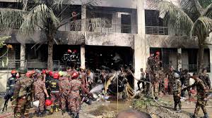 बांग्लादेश के स्कूल पर हुए प्लेन क्रैश की खौफनाक कहानी,महिला टीचर ने सुनाई आपबीती