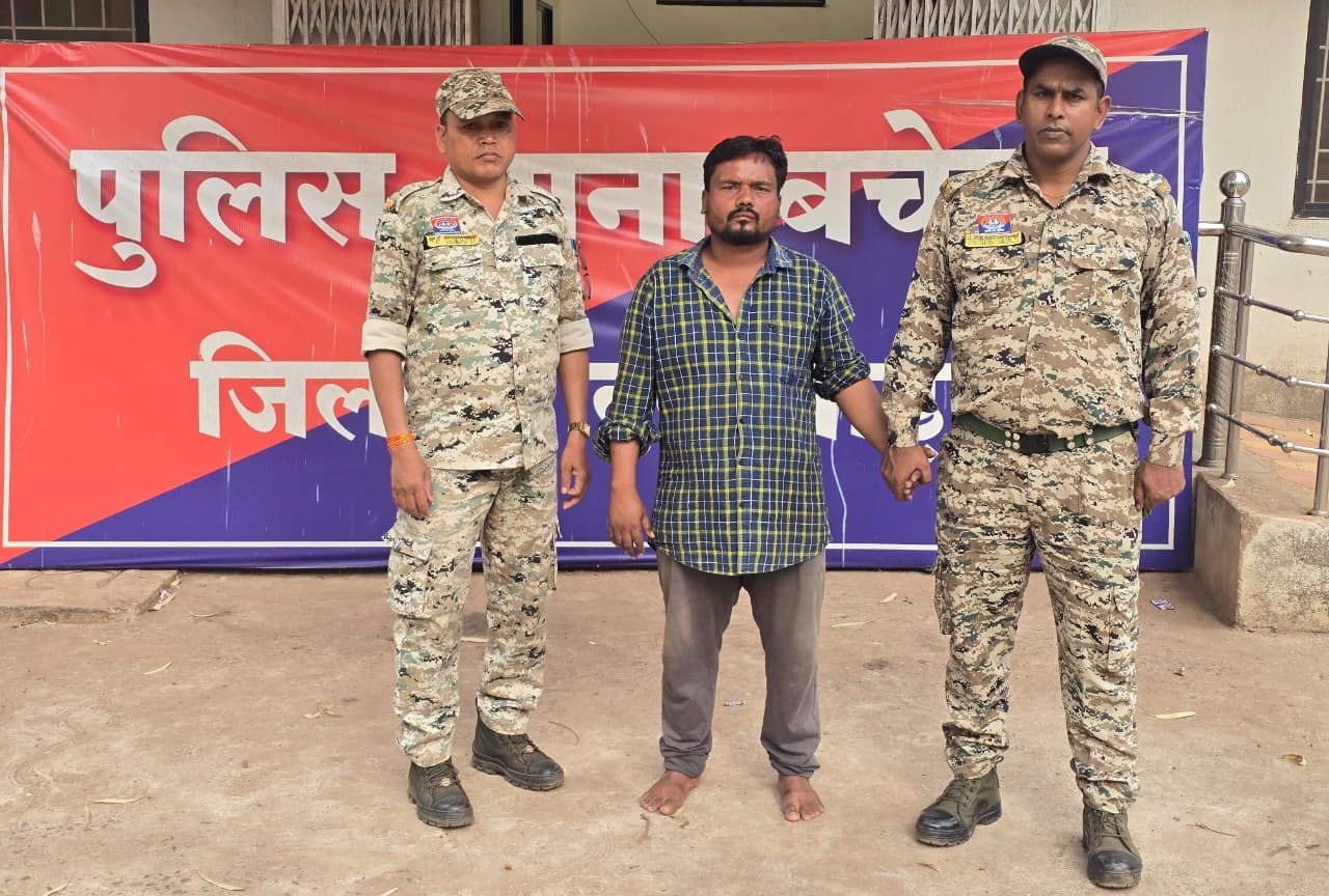 लोहे के एंगल से प्राणघातक हमला करने वाले आरोपी जोगा राम कुंजाम गिरफ्तार 
