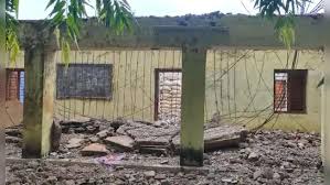 बालोद जिले में सरकारी स्कूल की छत गिरने से 6 मजदूर घायल