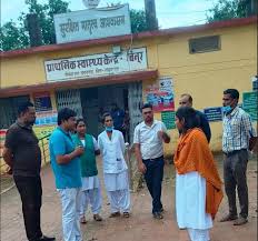 कलेक्टर ने किया प्राथमिक स्वास्थ्य केन्द्र बेनूर का औचक निरीक्षण