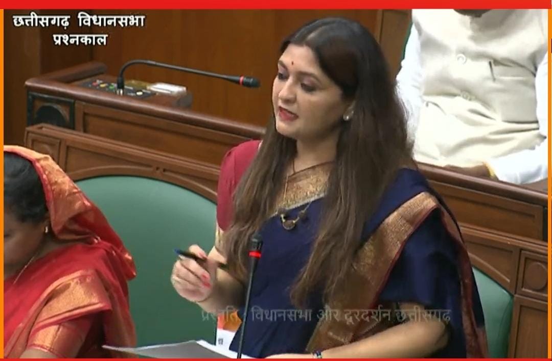 छत्तीसगढ़ विधानसभा मानसून सत्र : विधायक भावना बोहरा ने विधानसभा में बांग्लादेशी घुसपैठ पर किया ध्यानाकर्षण